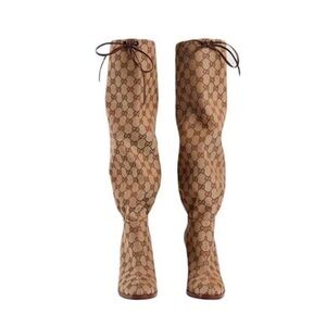 Gucci Women's Brown Over the Knee Boots